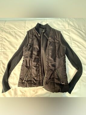 Eivissa Black Vest/Sweater Jacket